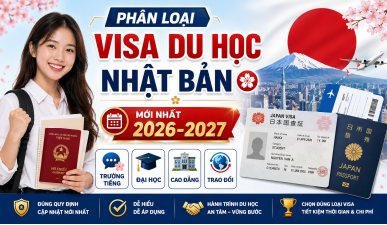 Phân loại các loại Visa du học Nhật Bản mới nhất 2026-2027
