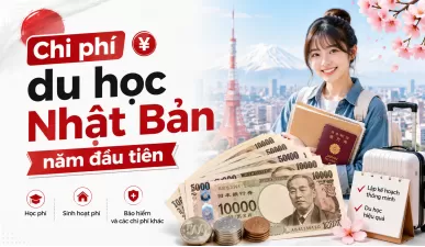 Chi phí du học Nhật Bản năm đầu tiên 
