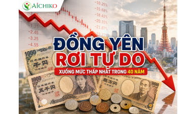 Đồng Yên rơi tự do xuống mức thấp nhất trong 40 năm