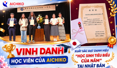 Vinh danh Khánh Chân: Học viên của Aichiko