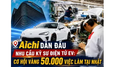 Aichi Tuyển 50.000 Kỹ Sư EV – Cơ Hội Vàng Tại Nhật Bản