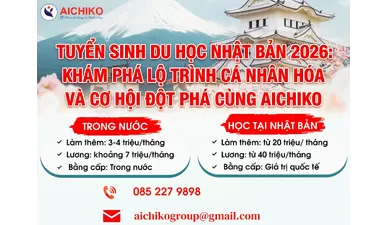 Tuyển sinh du học Nhật Bản 2026