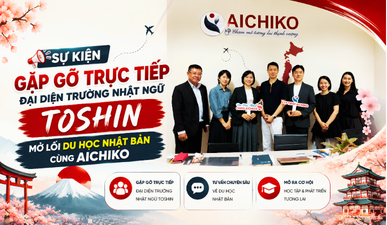 Sự kiện gặp gỡ trực tiếp đại diện Trường Nhật Ngữ Toshin
