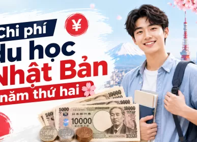 Chi phí du học Nhật Bản năm 2: Tự lập tài chính tuổi 18