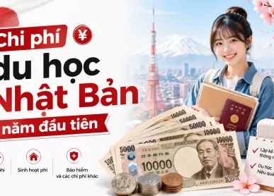 Chi phí du học Nhật Bản năm đầu tiên 