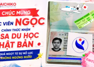 Chúc mừng học viên Ngọc chính thức nhận Visa du học Nhật Bản