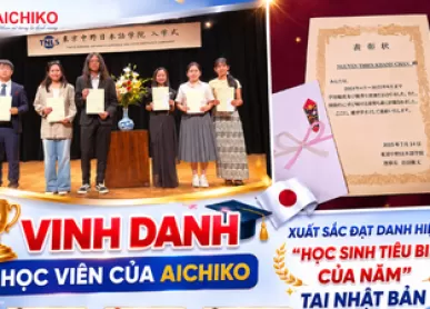 Vinh danh Khánh Chân: Học viên của Aichiko