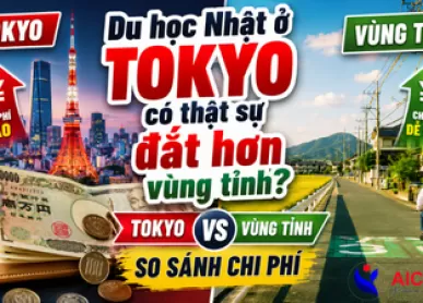 Du học Nhật ở Tokyo có thật sự đắt hơn vùng tỉnh?