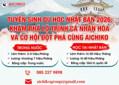 Tuyển sinh du học Nhật Bản 2026