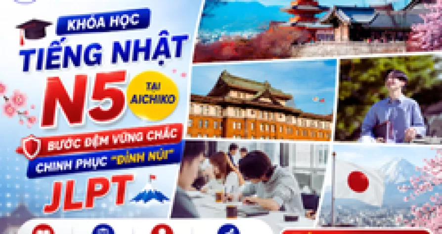 Khóa học tiếng Nhật N5 tại Aichiko