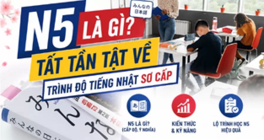 HỌC N5 CÓ KHÓ KHÔNG? NHỮNG ĐIỀU NGƯỜI MỚI CẦN BIẾT TỪ A - Z
