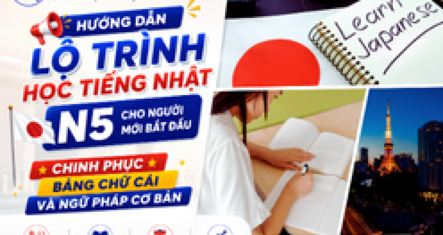 Lộ trình học tiếng Nhật N5 hướng dẫn cho người mới bắt đầu