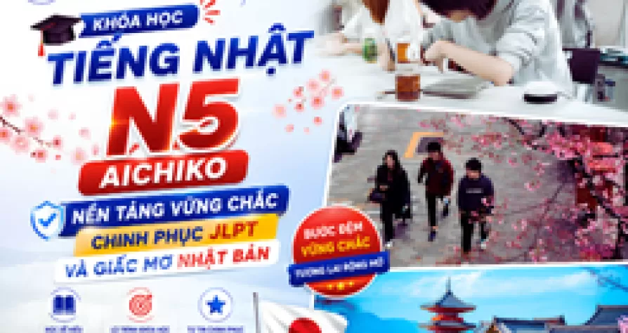 Khóa học tiếng Nhật N5 Aichiko