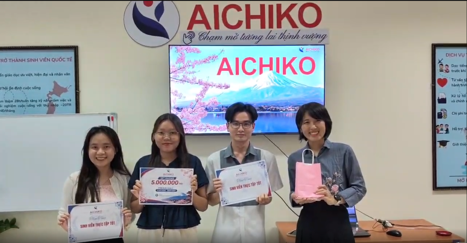 Tri ân thực tập sinh tiếng Nhật tại Aichiko