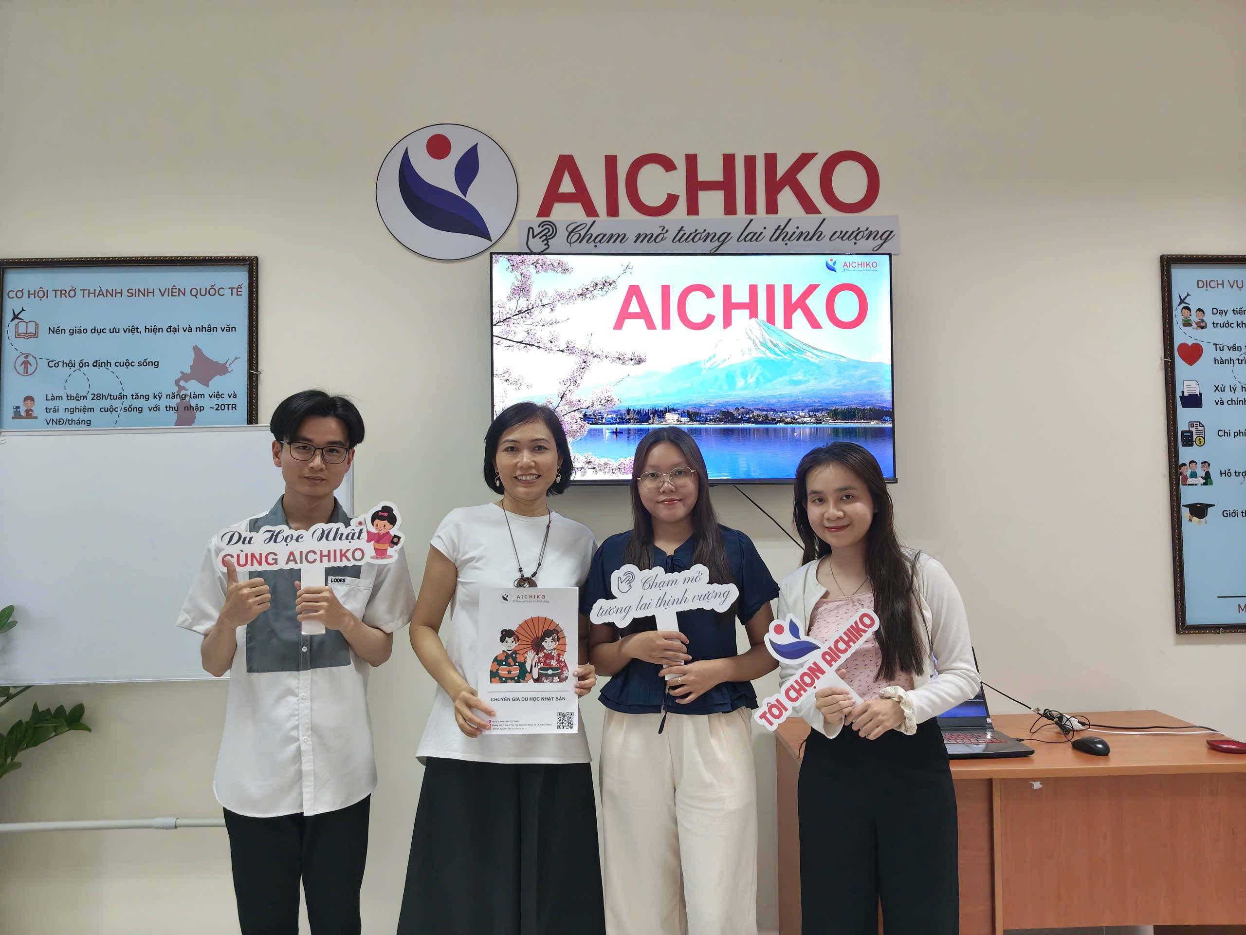 Tri ân thực tập sinh tiếng Nhật tại Aichiko